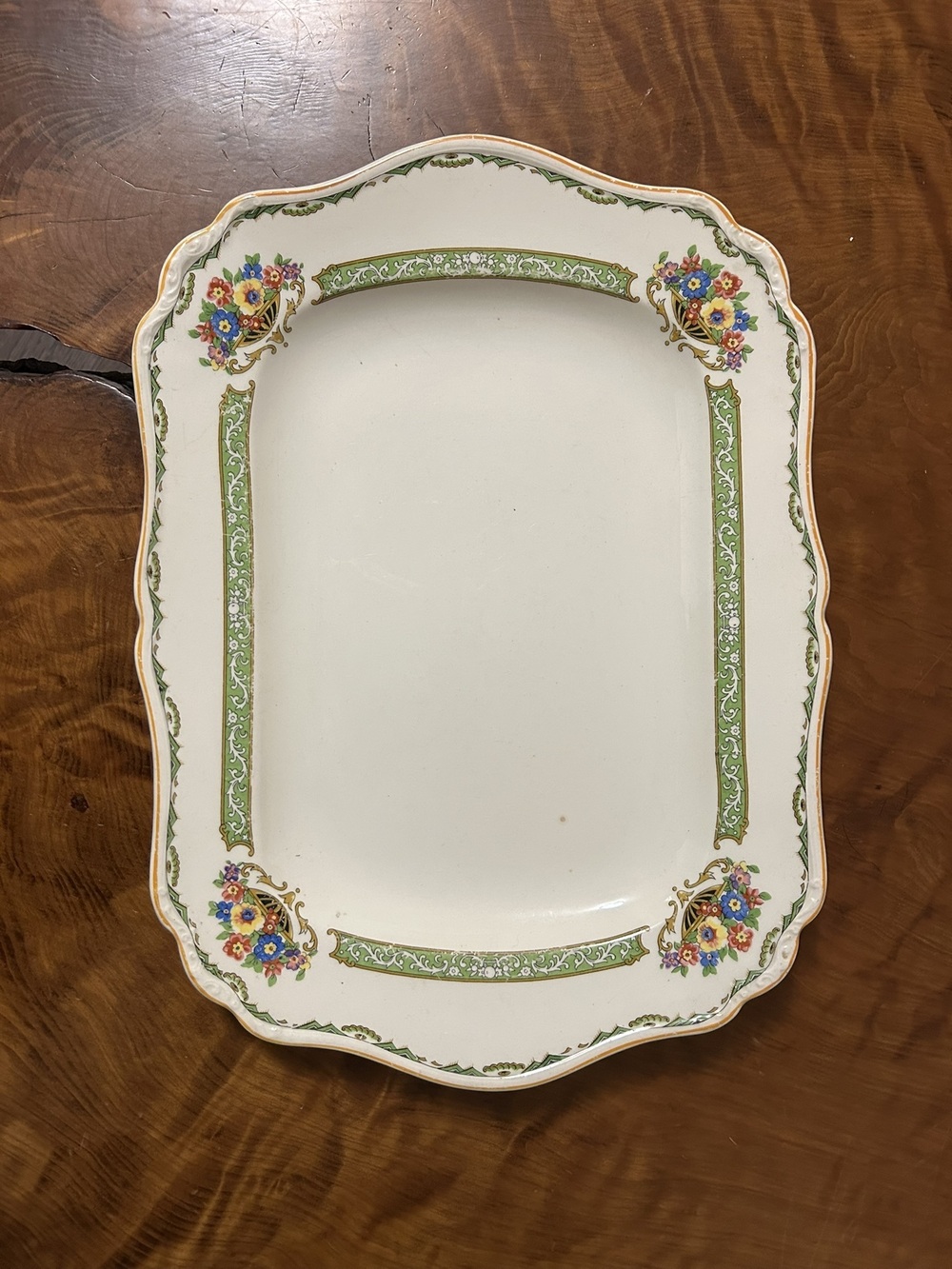Antique J&G Meakin SOL Serving Platter 1912 England 10x13